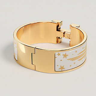 Clic Clac H Gloria Soli bracelet - White | Hermès Thailand